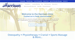 Desktop Screenshot of harrisonclinic.co.uk